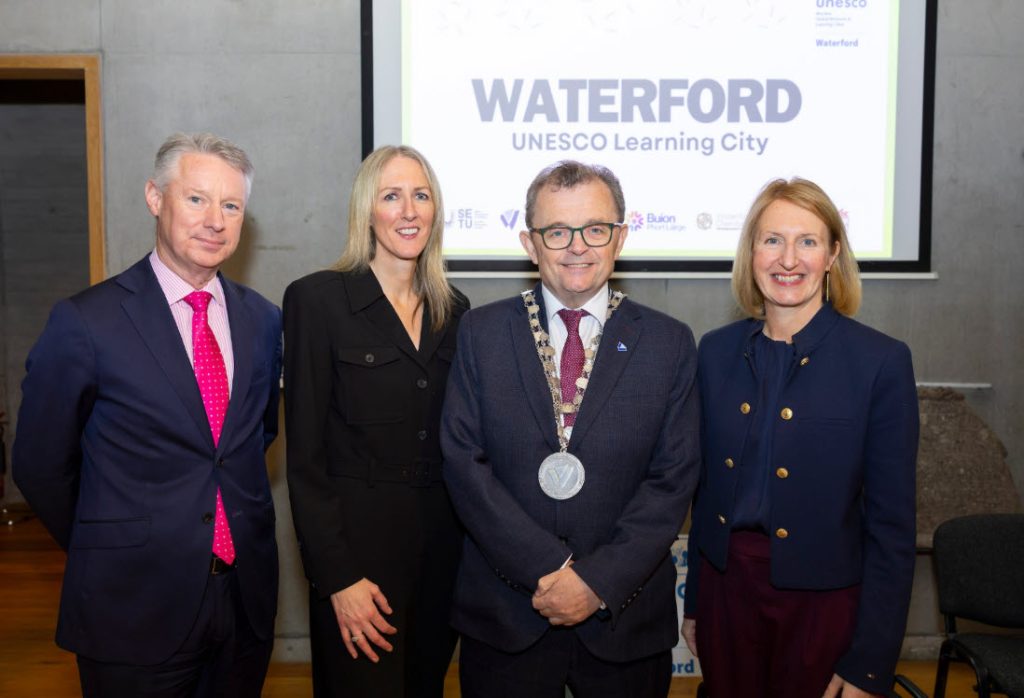 SETU partners with Waterford City and County Council and WWETB in launching Waterford as UNESCO Learning City
